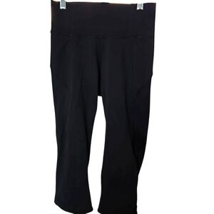 Lululemon Align Black Cropped Flare Yoga Pants Athletic Leggings‎ Size Medium